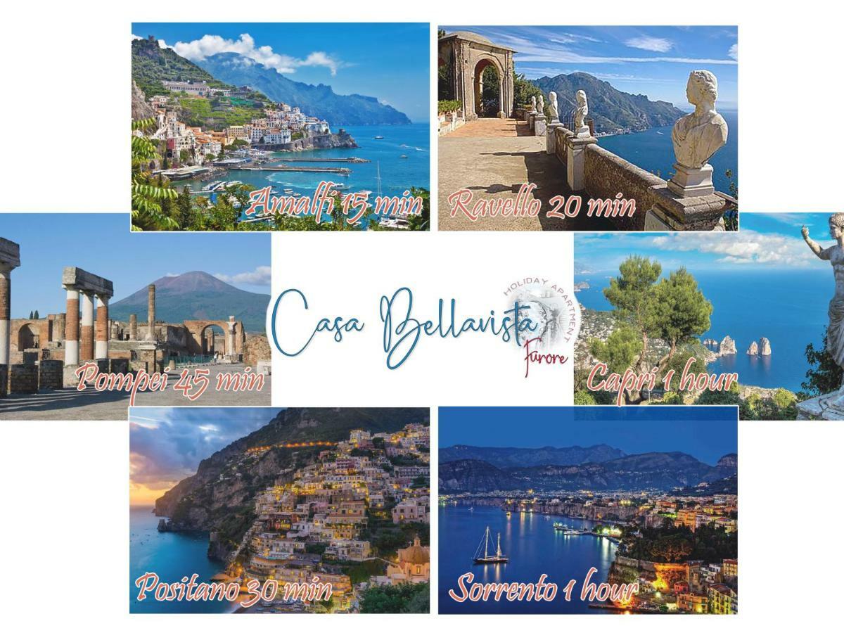 Casa Bellavista Villa Furore Eksteriør billede